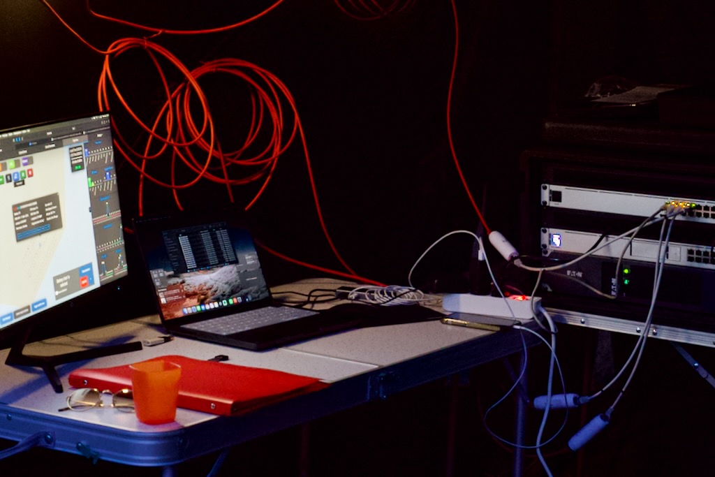 Installation matériel spectacle de drones